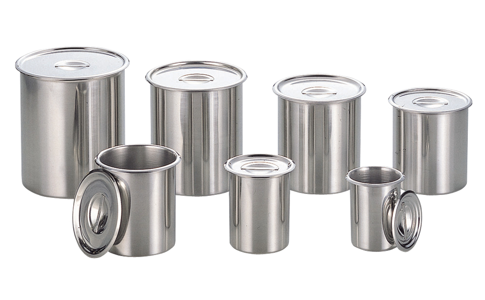 stainless bain marie pots round