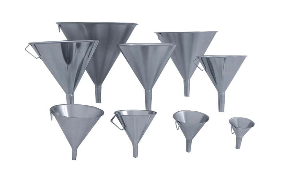 stainless funnels